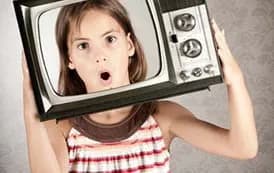 Correct use of television in children