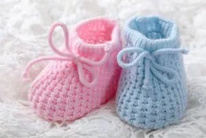 sabateta de bebè rosa i blau