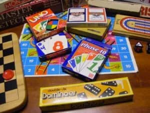 several board games