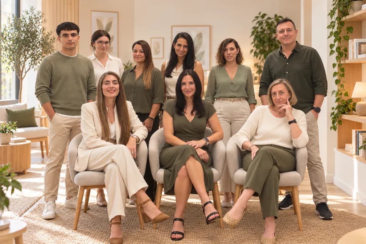 Equipo de psicólogos y logopedas de El Teu Espai en la consulta